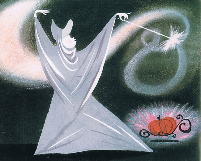 Concept art by Mary Blair for Disney's "Cinderella"